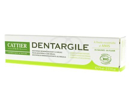 Dentargile, dentifrice à l’argile et à l’huile essentielle d’anis - Cattier Paris Online Hot Sale