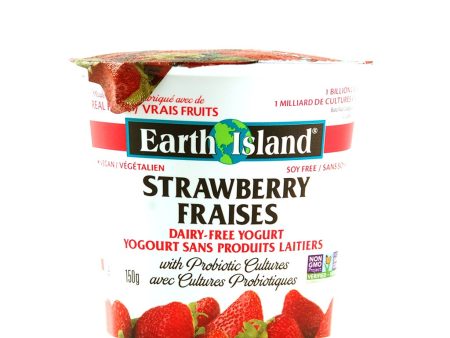 Yogourt sans produits laitiers avec cultures probiotiques aux fraises (sans soya) - Earth Island on Sale