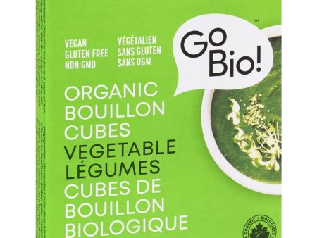 Cube de bouillon bio de légumes - Go Bio Online