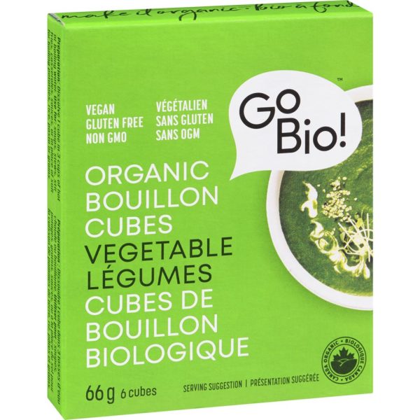 Cube de bouillon bio de légumes - Go Bio Online