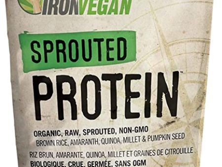 Protéines végétales bio de grains germés sans OGM non arômatisée - Iron Vegan Supply