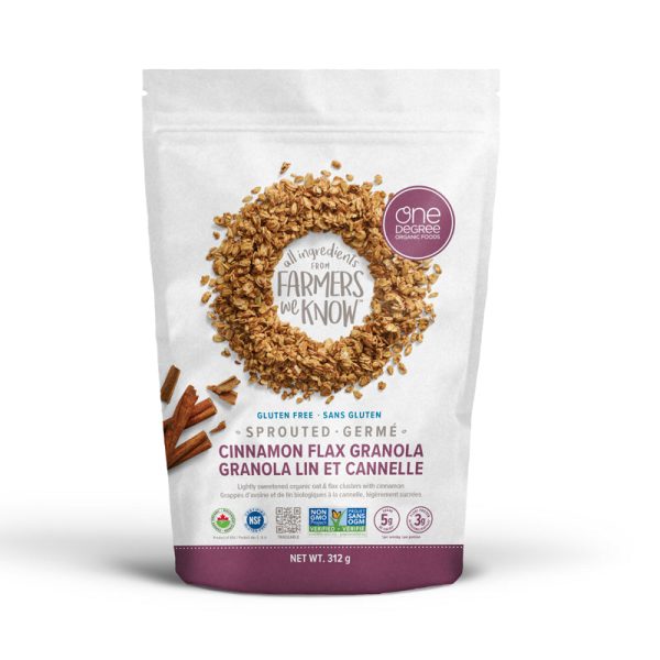 Granola de lin et cannelle - One Degree Organic Foods Cheap