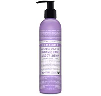 Lotion bio, équitable à la lavande et noix de coco pour les mains et le corps - Dr Bronner’s Online