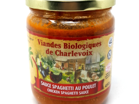 Sauce spaghetti au poulet - Viandes biologiques de Charlevoix Discount