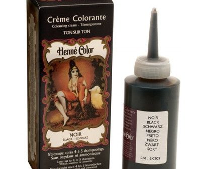 Crème colorante noir - Henné Color For Discount