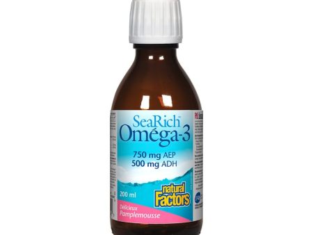 SeaRich Oméga-3 - Saveur pamplemousse - Natural Factors For Discount