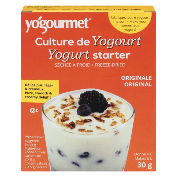 Culture de yogourt séchée à froid originale - yo’gourmet Discount