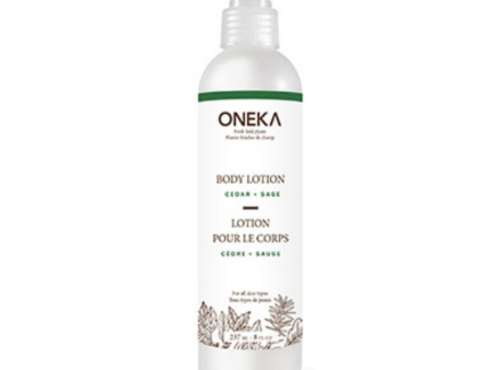 Lotion pour le corps au cèdre et sauge - Oneka Discount