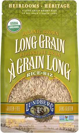 Riz brun à long grains bio - Lundberg family farm For Discount