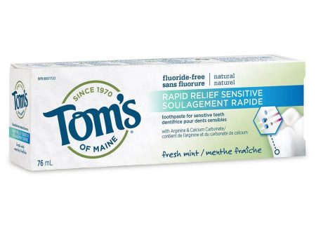 Dentifrice pour dents sensibles menthe fraîche - Tom s of maine Online Sale