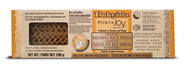 Pâtes de riz brun biologiques (lasagne) - Tinkyada Supply