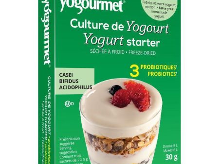 Culture de yogourt séchée à froid 3 probiotiques - yo’gourmet For Discount