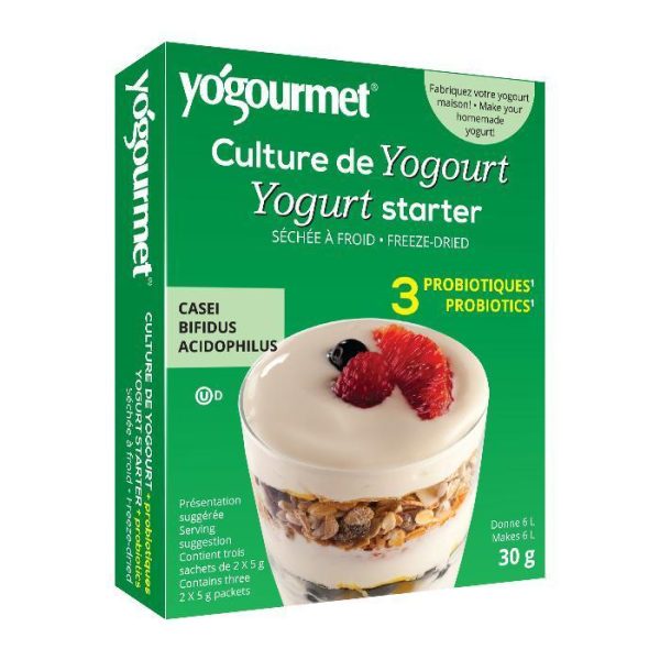 Culture de yogourt séchée à froid 3 probiotiques - yo’gourmet For Discount