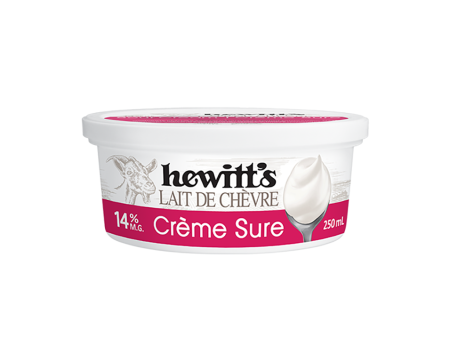 Crème sure de lait de chèvre 14% - hewitt’s Hot on Sale