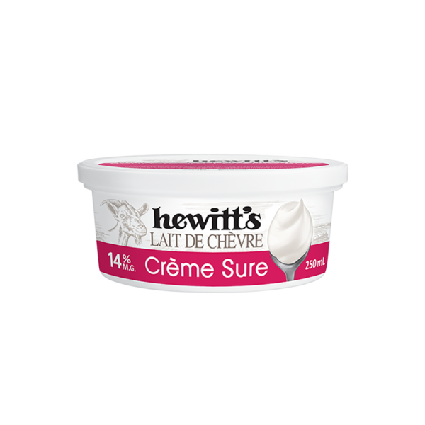 Crème sure de lait de chèvre 14% - hewitt’s Hot on Sale