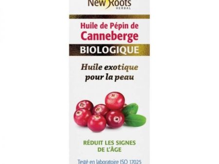 Huile de pépins de canneberges - New Roots Herbal For Sale