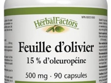 Feuille d’olivier 15% d’oleuropéine - Natural Factors Supply