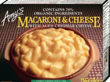 Macaroni & cheese with ages cheddar cheese - Amy’s Cheap