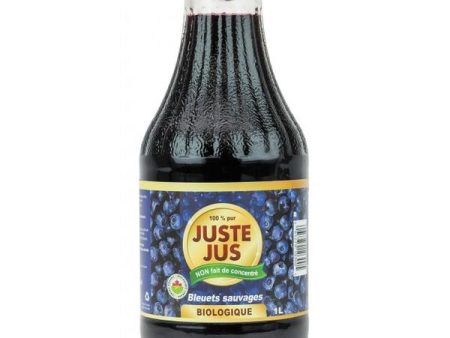 Jus de bleuets sauvages bio - Just Juice Online Sale