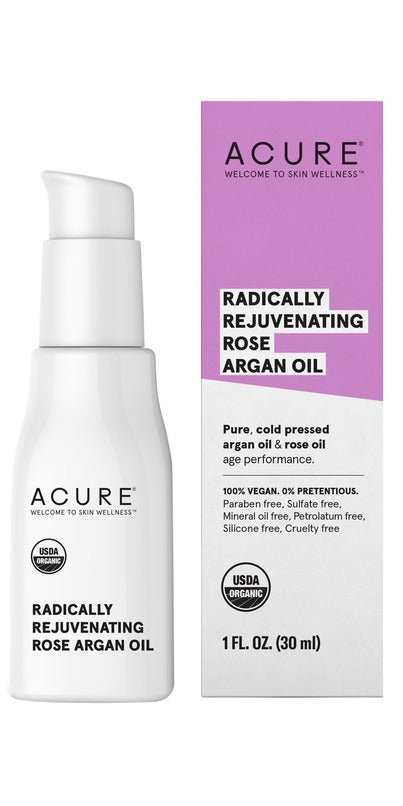 Huile rajeunissante à la rose et à l’argan - Acure Online