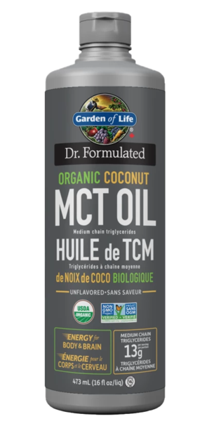 Huile de TCM de noix de coco biologique - Sans saveur - Garden of Life Fashion