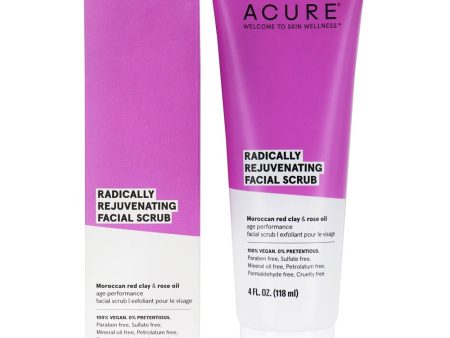 Exfoliant pour le visage à l’argile marocaine rouge et huile de rose - Acure Online Sale