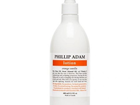 Lotion bio à l’orange et vanille - Phillip Adam Discount