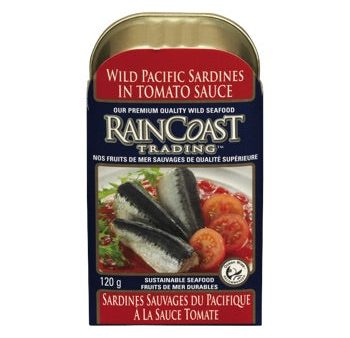 Sardines sauvages du pacifique à la sauce tomate - Raincoast trading For Sale