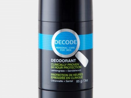 Déodorant à la citronnelle et santal - Decode Discount