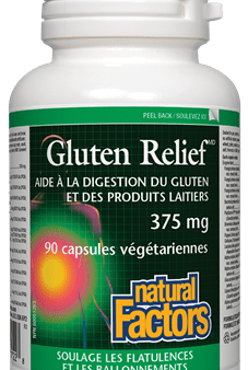 Gluten relief aide à la digestion du gluten et des produits laitiers - Natural Factors For Discount