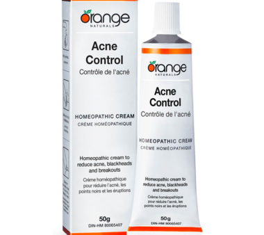 Crème homéopathique contrôle l’acné - Orange naturals For Discount