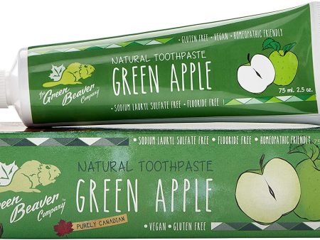 Dentifrice naturel végan à la pomme verte - The Green Beaver Company Sale