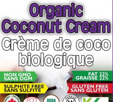 Crème de coco biologique sans gluten - Rawua Supply