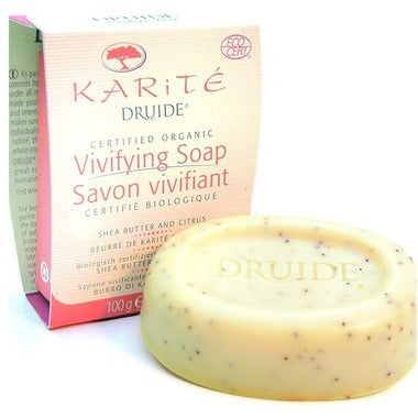 Savon vivifiant au beurre de karité et agrumes - Druide Online now