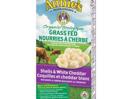 Macaroni au fromage biologiques (coquilles et cheddar blanc) - Annie’s Homegrown Online Sale