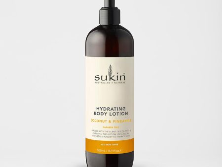 Lotion naturelle pour le corps à la noix de coco et ananas - Sukin Supply