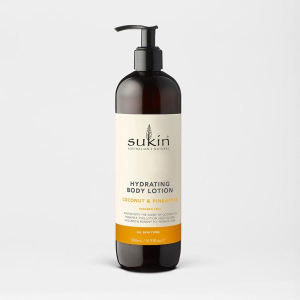 Lotion naturelle pour le corps à la noix de coco et ananas - Sukin Supply