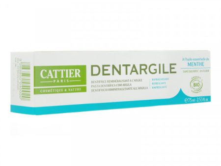 Dentargile, dentifrice à l’argile et à l’huile essentielle de menthe - Cattier Paris Cheap