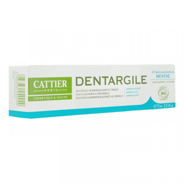 Dentargile, dentifrice à l’argile et à l’huile essentielle de menthe - Cattier Paris Cheap