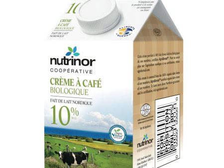 Crème à café biologique fait de lait nordique 10% - Nutrinor coopérative on Sale