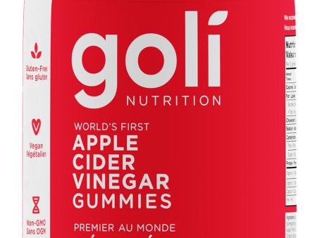 Gélifiés au vinaigre de cidre de pomme - Goli Nutrition For Sale