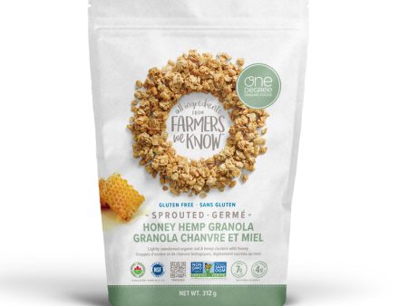 Granola de chanvre et miel - One Degree Organic Foods Supply