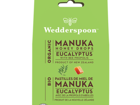 Pastilles de miel de manuka (eucalyptus avec propolis d’abeilles) - Wedderspoon Online Sale