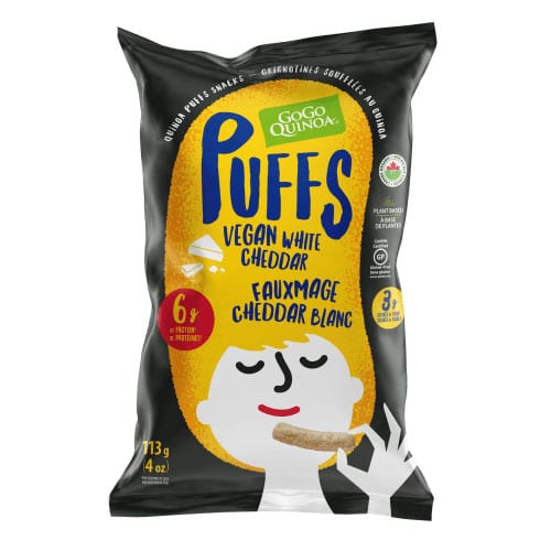 Puffs au faux fromage cheddar blanc - Gogo Quinoa Hot on Sale