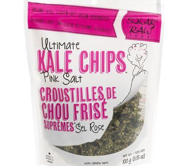 Croustilles de chou frisé suprême au sel rose - Solar Raw Foods on Sale