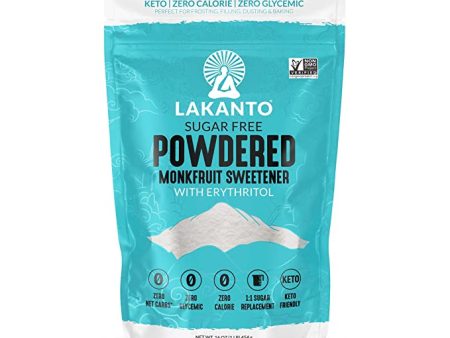 Edulcorant en poudre sans sucre avec erythritol - Lakanto on Sale