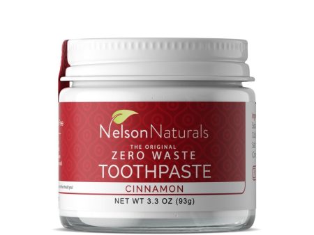 Dentifrice naturel zéro déchet à la cannelle - Nelson Naturals Online Hot Sale