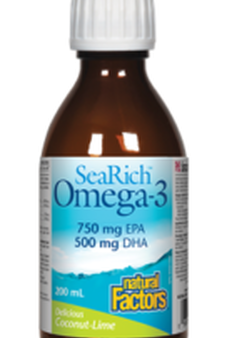 SeaRich Oméga-3 - Saveur noix de coco et lime - Natural Factors Online Sale