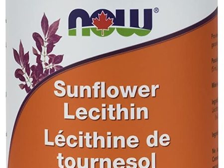 Lécithine de tournesol liquide - Now Foods Online now