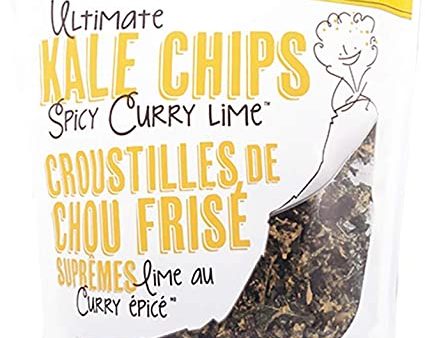 Croustilles de choux frisé suprême au curry épicé et lime - Solar Raw Foods Fashion